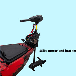 Kayak de Pesca <span class=keywords><strong>con</strong></span> <span class=keywords><strong>Motor</strong></span> de Alta Velocidad de 55 Libras Tipo A <span class=keywords><strong>con</strong></span> Soporte para Tabla de <span class=keywords><strong>Surf</strong></span>, Material de Casco PE para Exteriores - Product Image 2