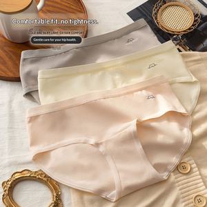 Nuevas bragas de algodón 10A antibacterianas de tiro medio, con capas en la entrepierna, sencillas, cómodas, transpirables, para uso diario, estilo hipster para chicas. - Product Image 3