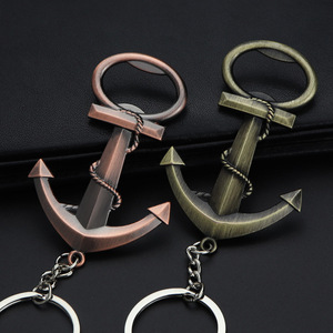 Llavero personalizado para abrebotellas de timón creativo, llavero masculino de moda, Barco Pirata Retro, pequeño regalo conmemorativo - Product Image 2
