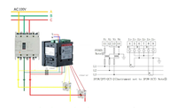 Medidor de Panel Acrel APM520, Rs485 Modbus, Medidor de Energía Multifunción, Medidor de Energía Programable, Comunicación Ethernet
