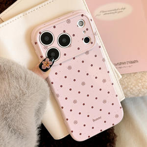 Suitable <b>for</b> <b>iPhone</b> 17, phone case with line rose vintage flower design, lanyard, full coverage, shockproof phone case - Product Image 6