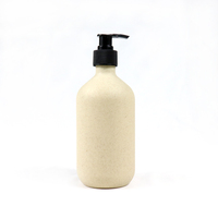 Flacon vide vide 150ml 250ml 300ml 500ml, bouteille rechargeable, paille de blé écologique, plastique PLA, bouteille de shampoing, Lotion, pompe