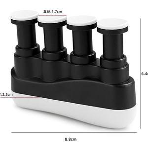 Finger Trainer For Piano Guitar Guzheng Black <b>ABS</b> Rubber Iron Individual Size Finger Strength <b>Exercise</b> Hand Grip Enhancer - Product Image 2