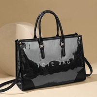 Nouveau Sac à Main Tendance Imperméable en Papier Kraft Tyvek Dopont Transparent avec Imprimé Lettres pour Femme, avec Poignée Supérieure et Bandoulière Longue
