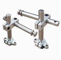 Pince croisée réglable en forme de T petit support en acier inoxydable pour la fixation de bord de garde-corps nouvelle pièce d'équipement de manutention