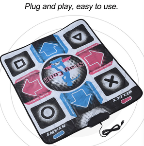 Alfombrilla de Baile Doble para 2 Jugadores, Compatible con TV, PC, USB, Computadora, 8, 16, 32 Bits, DDR, <span class=keywords><strong>Party</strong></span> Mix, para <span class=keywords><strong>Wii</strong></span>, Xbox 360, Nintendo Switch, PS3 - Product Image 4