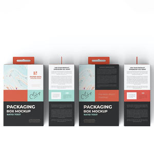 Boîtes en carton personnalisables avec languette suspendue, gaufrage, revêtement UV, pelliculage mat, boîte haut de gamme pour électronique grand public, boîte cadeau - Product Image 1