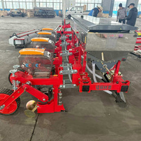 Semoir de maïs multi-rangs pour l'agriculture avec moteur, espacement réglable des rangs de semis, haute productivité