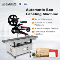 Applicateur automatique d'étiquettes pour produits plats, pour boîtes en carton, sachets et emballages