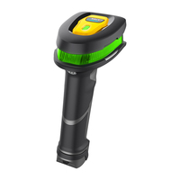 Lector de código de barras portátil ATEK con cable Android, escáner de código de barras 1D 2D con código Qr portátil para almacén de supermercado