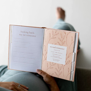 Journaux personnalisables avec reliure spirale invisible, journal <span class=keywords><strong>de</strong></span> bébé, journal <span class=keywords><strong>de</strong></span> <span class=keywords><strong>grossesse</strong></span> - Product Image 5