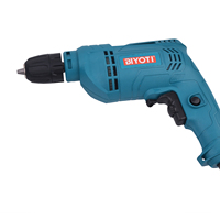 Perceuse électrique portable BYT-6001 450W, mandrin sans clé 10mm, vitesse variable, outils électriques pour le bois et le métal