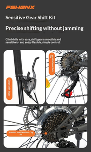 Bicicletta da Montagna DomeRide per Adulti, 24/26 Pollici, Telaio in Fibra di Carbonio, 21 Velocità, Freni a Disco, Bici da Ciclismo Outdoor per Studenti - Product Image 4