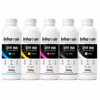 Encre pigmentée DTF CMYK blanche 1000g pour Epson I3200 XP600 4720 L1800, transfert thermique sur film PET
