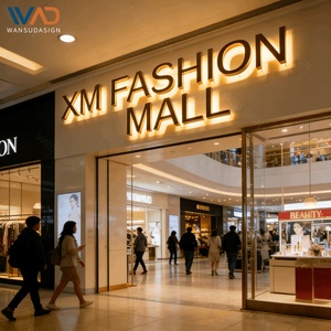 Insegna 3D in Acciaio Inox Retroilluminata per Logo Aziendale, Lettere in Metallo Personalizzate con Effetto Luminoso per Hotel e Resort di Lusso - Product Image 2