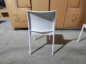 Wholesale Durable <strong>Stackable</strong> Modern White Outdoor <strong>Garden</strong> Dining <strong>Chairs</strong> with Removable Cover PP Plastic Home Furniture - Product Image 5