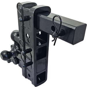 AMBITION 3 Ball Heavy Duty <span class=keywords><strong>Attelage</strong></span> de remorque Acier Multi Task Ball Mount Class V Drop Rise Hitch Tri Ball Drop Hitch Adjustable - Product Image 1