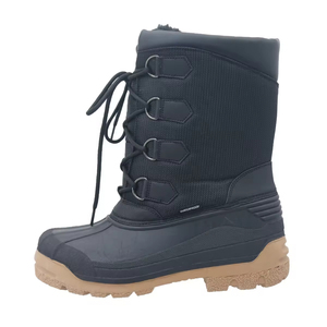 Chaussures d'hiver thermiques confortables noires personnalisées OEM et ODM YL620, bottes <span class=keywords><strong>de</strong></span> neige imperméables et chaudes pour hommes - Product Image 2