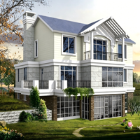 Villa Modulaire Préfabriquée de Luxe Personnalisée 2026 – Appartement Extérieur en Acier Léger, Étanche, 3 Chambres, Hôtel Contemporain