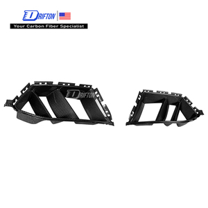 Rejillas de Ventilación Delanteras de Fibra de Carbono Estilo R44 para BMW G80 G81 M3 G82 G83 M4 2020 2021 2022 2023 2024 2025 - Product Image 1
