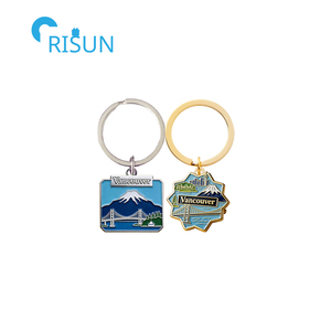 Cadeaux souvenirs de <span class=keywords><strong>voyage</strong></span> personnalisés Canada Drapeau canadien Vancouver Llavero Porte-clés Anneau de clés Porte-clés personnalisé Vancouver - Product Image 4