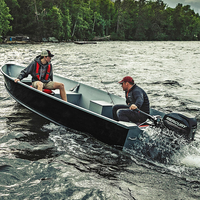Kinocean 2024 Petit bateau à rames en aluminium avec moteur Nouveau modèle à vendre