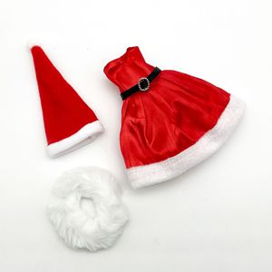 Vente en gros <span class=keywords><strong>30</strong></span> <span class=keywords><strong>cm</strong></span> poupée vêtements de Noël habiller jeu accessoires enfants fille jouet robe tenue ensemble de vêtements pour bébé poupée commune - Product Image 4