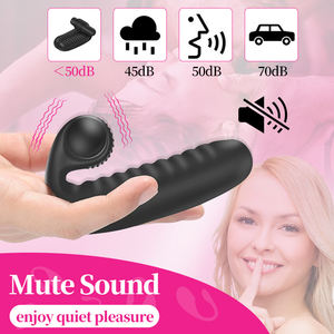 Guanti per dita vibranti in Silicone all'ingrosso Spot guanti da indossare per coppia flirt massaggio con vibrazione del dito prodotto per adulti - Product Image 4
