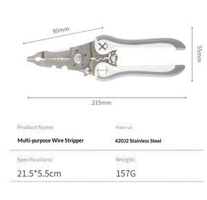Keyboard wire stripper multifunctional electrician wire stripper labor-saving wire and <b>cable</b> wire stripper wire pressing wire - Product Image 6