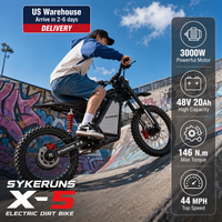 Moto électrique compacte SYKERUNS X5 pour adultes, idéale pour les trajets flexibles et les sorties de week-end sur les sentiers.