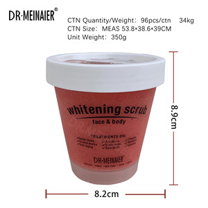 Bio-Minz-Meersalz-Eiscreme-Fruchtsäure-Peeling Hautpflege Feuchtigkeitsspendendes Peeling-Badesalz Gesichts- & Körperaufhellungs-Peeling - Product Image 6