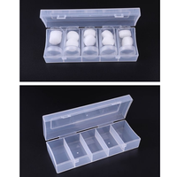 Boîte de collecte de stockage de tubes de pièces de 27mm pour tubes de pièces de monnaie de 5 pièces ou 12 pièces de 27mm
