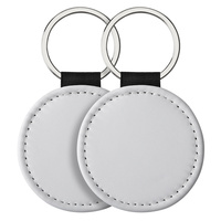 Offre Spéciale – Porte-clés Décapsuleur Carré Personnalisé Double Face en Cuir PU Coloré Scintillant, Sublimation, Durable, Écologique, Direct Usine