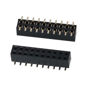 Hot Sale SMT DIP Single Row Double Row <b>Socket</b> Hosing PA9T Brass Material Customized Female Header for <b>Lights</b> - Product Image 3
