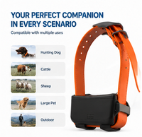 Collier de suivi GPS OEM 4G LTE GLONASS AGPS GSM GPRS 2G LBS étanche avec alerte géofence en temps réel, signal sonore et lumineux, signal stable