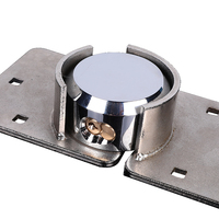 Cadenas de sécurité en acier de 73 mm, type puck, pour fourgonnette, à levier unique, chromé épais, installation simple, matériau en acier, le plus vendu
