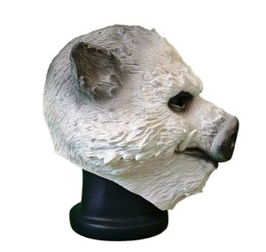 Zhu Bajie Halloween Cosplay Costume Jeu Noir Mythe Wukong Tête <span class=keywords><strong>D</strong></span>écor <span class=keywords><strong>Horreur</strong></span> Visage Masque pour Comic Con Party - Product Image 4