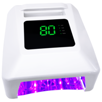 Lampe UV professionnelle sans fil IBelieve à double lumière 365nm 405nm, séchoir à ongles portable rechargeable pour salon/usage domestique