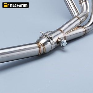 Nouveau système d'échappement de moto modifié en acier inoxydable NlkHanm 51 mm à enfiler, tuyau allongé pour YAMA <span class=keywords><strong>MT09</strong></span> MT-09 FZ-09 <span class=keywords><strong>Tracer</strong></span> - Product Image 4