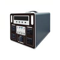 Générateur solaire à onde sinusoïdale pure ESPEON avec batterie au lithium 200W/300W/500W/1000W/1500W, système de stockage portable pour camping et urgences