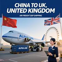 Schneller Günstiger China-UK GB Vereinigtes Königreich Tür-zu-Tür Luftfracht-Versand EXW FCA FOB DDP DAP FBA Speditionsagent Logistik