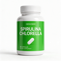Comprimés de spiruline bleue en marque blanche OEM/ODM, 0,7 g chacun, 120 comprimés, spiruline en poudre pour le métabolisme, comprimés de 250 mg et 500 mg