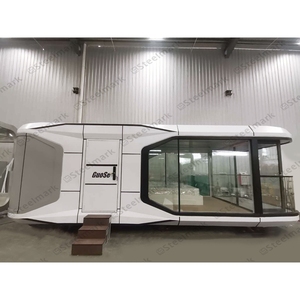 Maison de <span class=keywords><strong>camping</strong></span> moderne de luxe amovible, maison préfabriquée mobile en forme de capsule spatiale pour hôtel, complexe hôtelier - Product Image 6