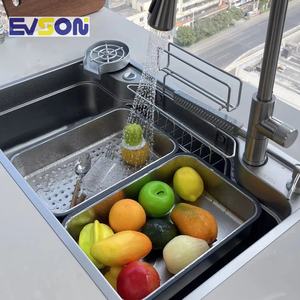 Juego de fregadero de cocina de acero inoxidable 304 de un solo tazón con grifo Oferta caliente del mercado moderno de Japón y Corea - Product Image 1