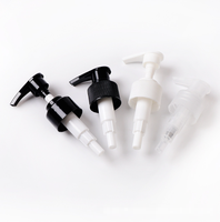 Fournisseur en gros de pompes à lotion en plastique cosmétique dorées et argentées 24/410 pour flacons de soin de la peau, sérum