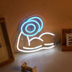 LED Neon manubrio graziosa insegna al Neon alimentata al Neon segni di luce notturna per palestra sala giochi segni soggiorno decorazione lampada - Product Image 4