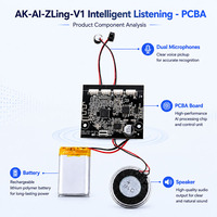 Assistant vocal IA PCBA avec WiFi BLE, double microphone, chat LLM, micrologiciel OTA et intégration de périphériques Plug-and-Play