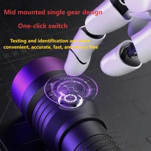 Z03 12W Промышленный УФ-фонарь с черным зеркалом, фиолетовым и дневным светом, регулируемой яркостью, перезаряжаемый, 365 нм, IP65, водонепроницаемый, из алюминиевого сплава - Product Image 5