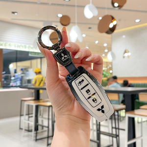เคสกุญแจรถยนต์โลหะผสมสังกะสี ซิลิกา<span class=keywords><strong>เจ</strong></span>ล สำหรับมิตซูบิชิ เอาท์แลนเดอร์ อีคลิปส์ ครอส เอเอสเอ็กซ์ <span class=keywords><strong>ปา</strong></span><span class=keywords><strong>เจ</strong></span>โร แลคเซอร์ พร้อมพวงกุญแจ - Product Image 6