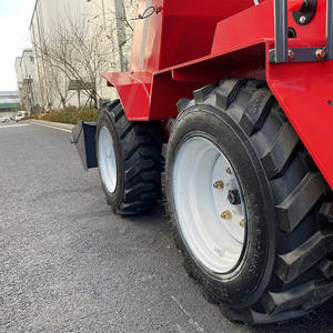 Gratis verzending Snelle levering Mini Track Diesel Loader CE-gecertificeerd Nominale draagkracht Kubota Skid Steer Loader Met graafarm Op maat gemaakt - Product Image 4